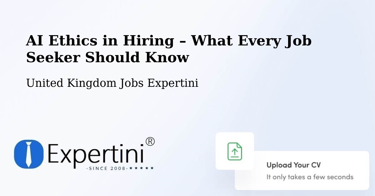 AI Ethics in Recruitment & Hiring – Thatcham - Thatcham, United Kingdom Jobs Expertini